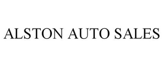 ALSTON AUTO SALES