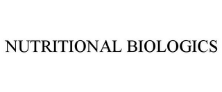 NUTRITIONAL BIOLOGICS