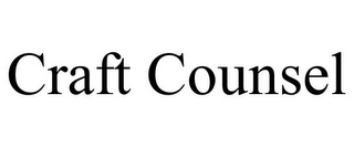 CRAFT COUNSEL