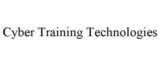 CYBER TRAINING TECHNOLOGIES