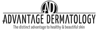 AD ADVANTAGE DERMATOLOGY THE DISTINCT ADVANTAGE TO HEALTHY & BEAUTIFUL SKIN