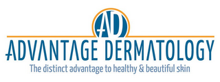 AD ADVANTAGE DERMATOLOGY THE DISTINCT ADVANTAGE TO HEALTHY & BEAUTIFUL SKIN