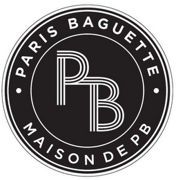 PB · PARIS BAGUETTE · MAISON DE PB