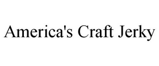 AMERICA'S CRAFT JERKY