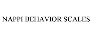 NAPPI BEHAVIOR SCALES