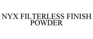 NYX FILTERLESS FINISH POWDER