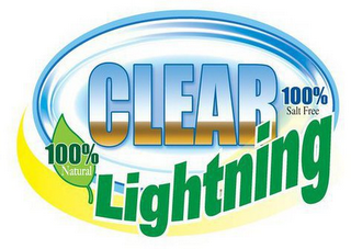 CLEAR LIGHTNING 100% NATURAL 100% SALT FREE