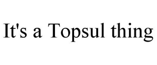 IT'S A TOPSUL THING