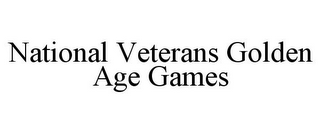 NATIONAL VETERANS GOLDEN AGE GAMES