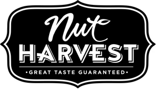 NUT HARVEST · GREAT TASTE GUARANTEED ·