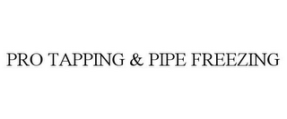 PRO TAPPING & PIPE FREEZING