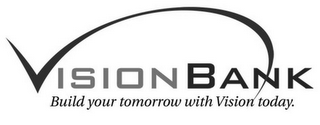 VISIONBANK BUILD YOUR TOMORROW WITH VISION TODAY.