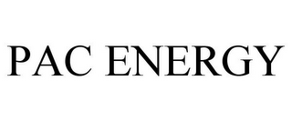 PAC ENERGY