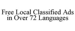 FREE LOCAL CLASSIFIED ADS IN OVER 72 LANGUAGES