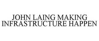 JOHN LAING MAKING INFRASTRUCTURE HAPPEN