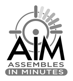 AIM ASSEMBLES IN MINUTES