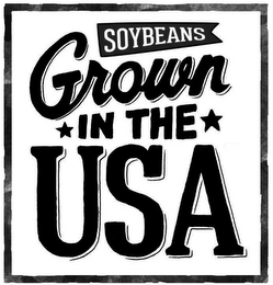 SOYBEANS GROWN IN THE USA