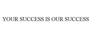 YOUR SUCCESS IS OUR SUCCESS