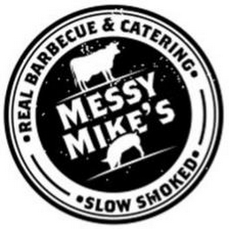 MESSY MIKE'S · REAL BARBEQUE & CATERING· SLOW SMOKED ·