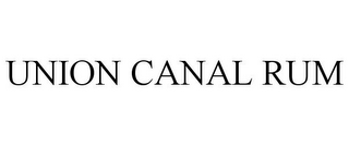 UNION CANAL RUM