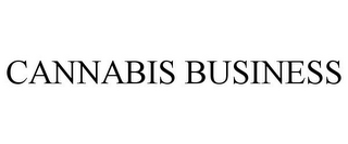 CANNABIS BUSINESS