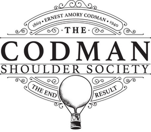 1869 ERNEST AMORY CODMAN 1940 · THE · CODMAN SHOULDER SOCIETY THE END RESULT