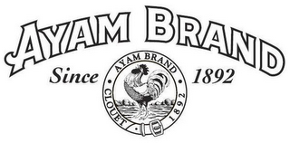 AYAM BRAND SINCE 1892 AYAM BRAND · CLOUET 1892 ·