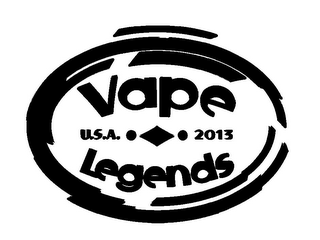 VAPE LEGENDS U.S.A. · · 2013