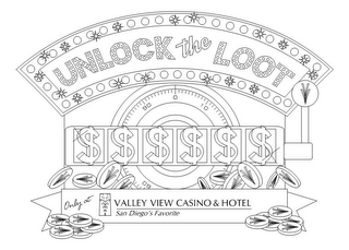 UNLOCK THE LOOT ONLY AT VALLEY VIEW CASINO & HOTEL SAN DIEGO'S FAVORITE