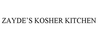 ZAYDE'S KOSHER KITCHEN