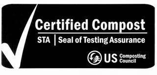 CERTIFIED COMPOST STA SEAL OF TESTING ASSURANCE US COMPOSTING COUNCIL