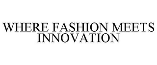 WHERE FASHION MEETS INNOVATION