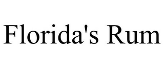 FLORIDA'S RUM