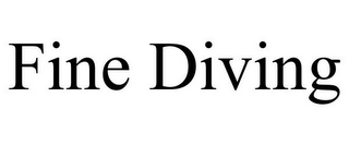 FINE DIVING