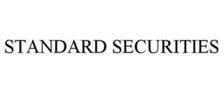 STANDARD SECURITIES