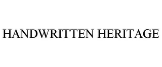 HANDWRITTEN HERITAGE