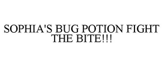 SOPHIA'S BUG POTION FIGHT THE BITE!!!