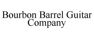 BOURBON BARREL GUITAR COMPANY