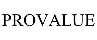 PROVALUE