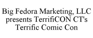 BIG FEDORA MARKETING, LLC PRESENTS TERRIFICON CT'S TERRIFIC COMIC CON