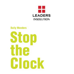 LEADERS INSOLUTION DAILY WONDERS STOP THE CLOCK