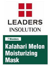 LEADERS INSOLUTION 7 WONDERS KALAHARI MELON MOISTURIZING MASK