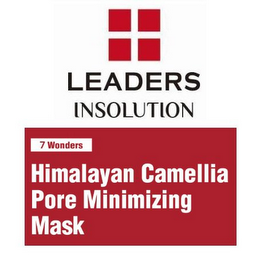 LEADERS INSOLUTION 7 WONDERS HIMALAYAN CAMELLIA PORE MINIMIZING MASK