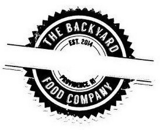 THE BACKYARD FOOD COMPANY EST. 2014 PROVIDENCE, RI