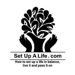 SET UP A LIFE . COM HOW TO SET UP A LIFE IN BALANCE, LIVE IT AND PASS IT ON