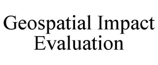 GEOSPATIAL IMPACT EVALUATION