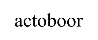 ACTOBOOR