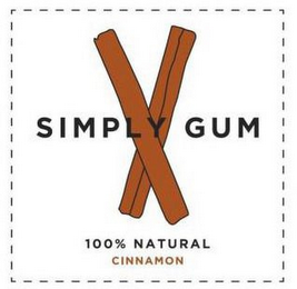 SIMPLY GUM 100% NATURAL CINNAMON