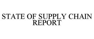 STATE OF SUPPLY CHAIN REPORT