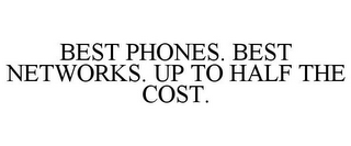 BEST PHONES. BEST NETWORKS. UP TO HALF THE COST.